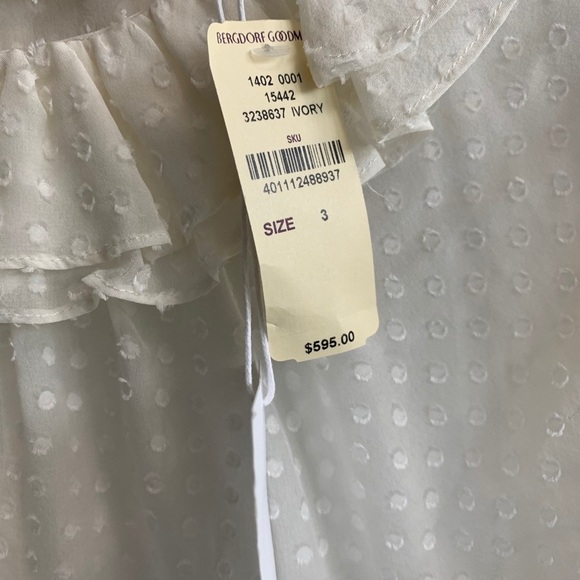 Zimmermann Super 8 Dot Ruffle Silk-Blend Blouse - Picture 8 of 11